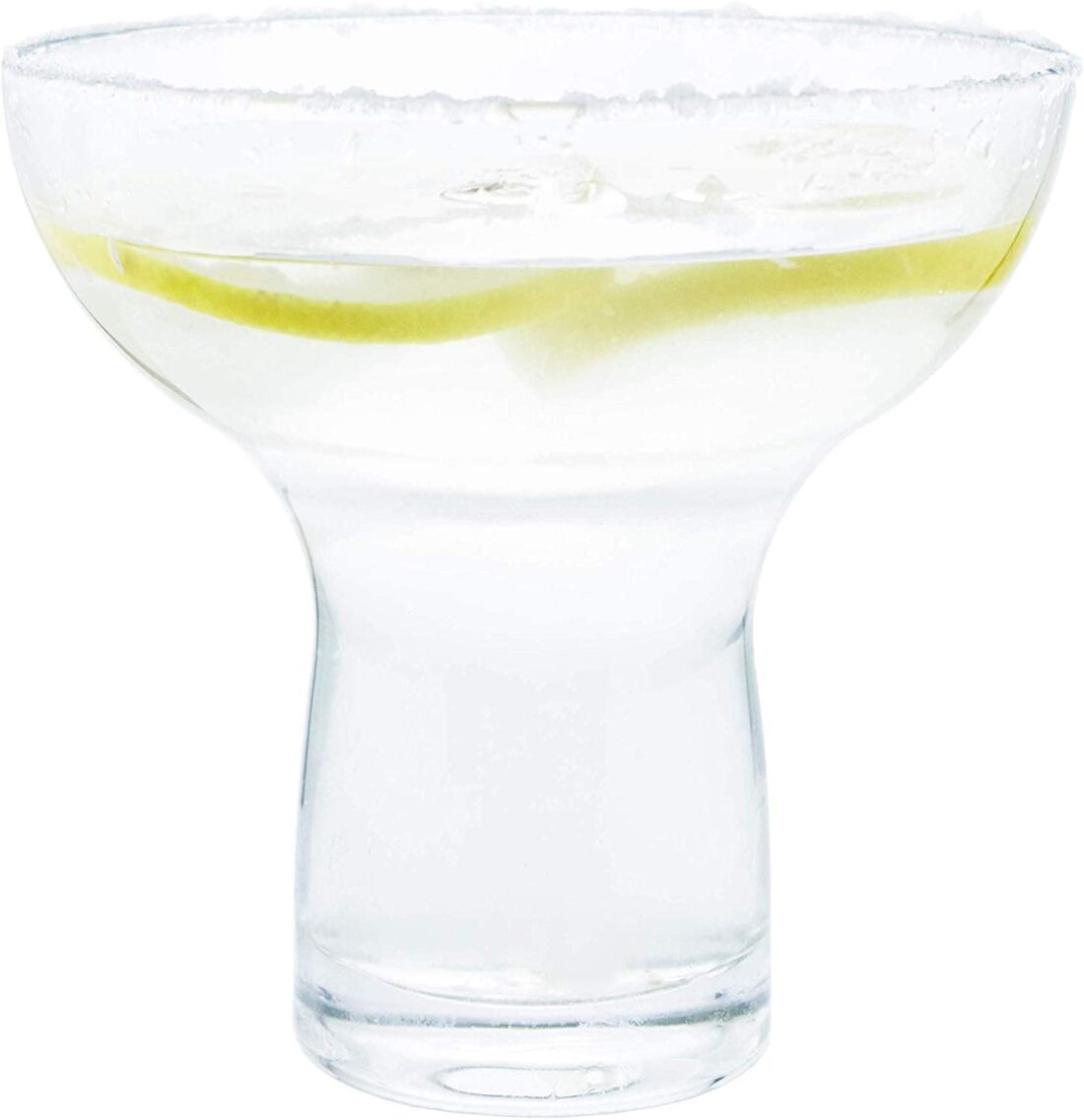 Margarita Glasses Stemless XL Large Thick Solid Clear Glass, 16 Ounces (4) - Image 2